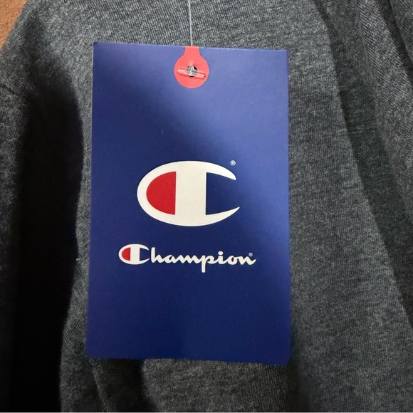 Champion Dark Gray Hoodie with Logo! NWT! - Picture 9 of 10